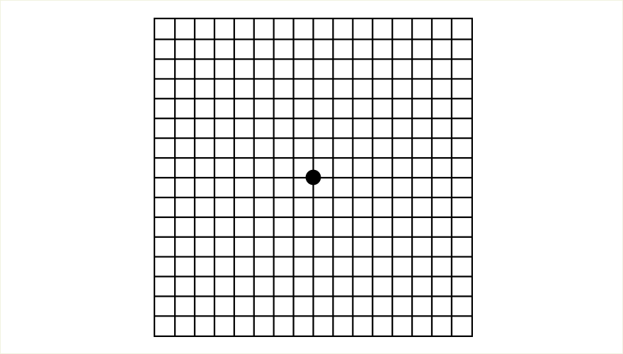 加齢黄斑変性の自己チェック