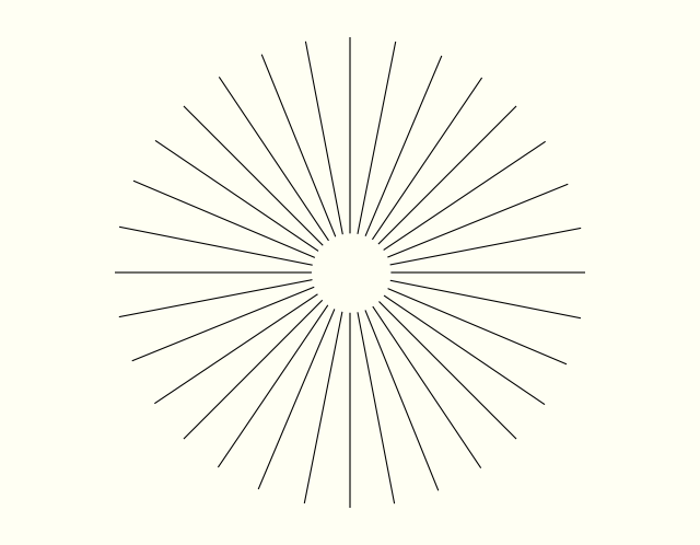 乱視セルフチェック