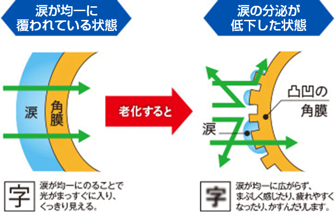 血管や涙まで変化していく