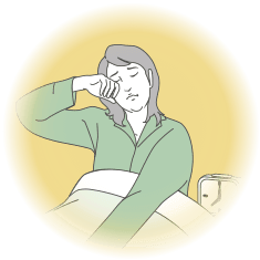 朝から目が乾く