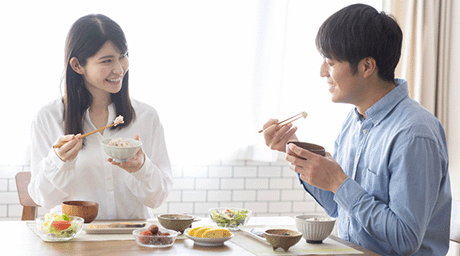 夫婦の食事